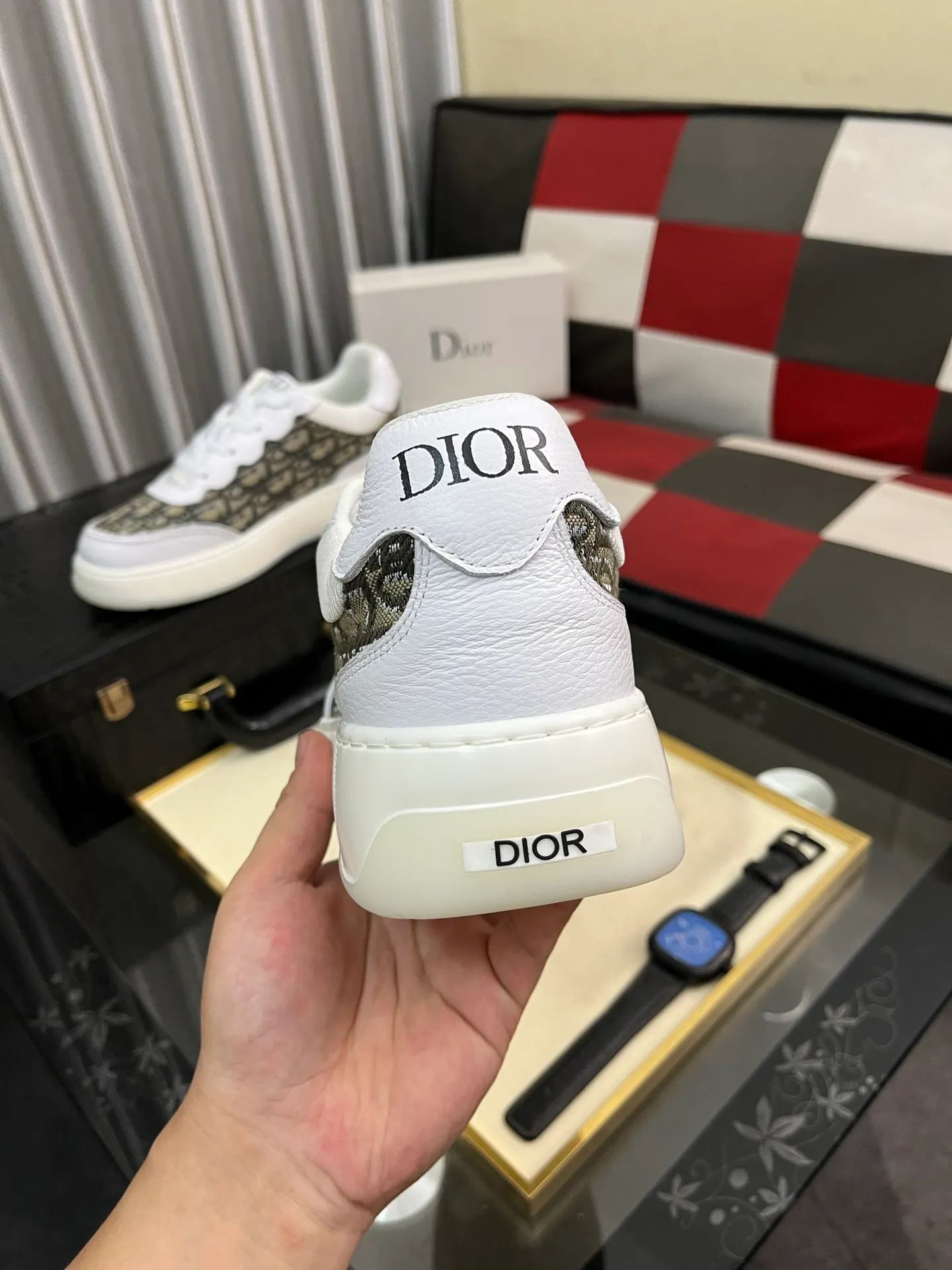 Men's Men's Shoes 💰440⌚️⌚️《DIOR*》The latest and most popular casual shoes, top brand [seduce] luxury~purchasing agent, top~quality. [Strong] The upper is made of imported breathable cowhide with material ➕ breathable sheepskin feet (•) and fine workmanship. Original stylish and stylish soft rubber wear-resistant outsole, light and comfortable on the foot, size: 38-444️⃣colors available